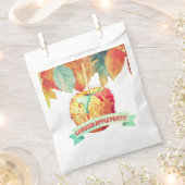 Farbenfroher Herbst Herbst Canded Apple Party Geschenktütchen (Ausgeschnitten)
