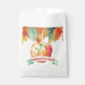 Farbenfroher Herbst Herbst Canded Apple Party Geschenktütchen (Vorderseite)