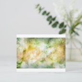Farbenfroher Herz Hintergrund Postkarte (Stehend Vorderseite)