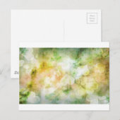 Farbenfroher Herz Hintergrund Postkarte (Vorne/Hinten)