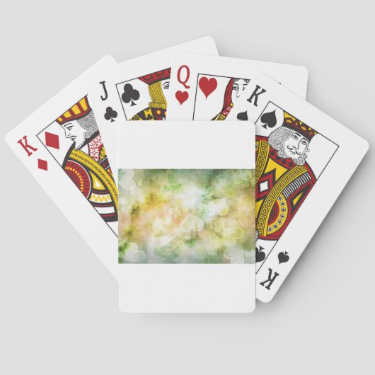 Farbenfroher Herz Hintergrund Spielkarten (Rückseite)