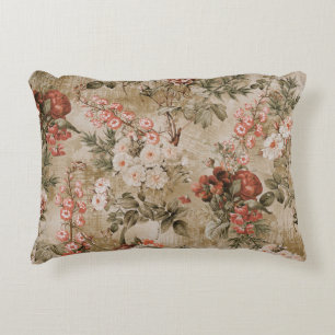 farbenfroher Hintergrund der Blume. Aquarell Illus Dekokissen