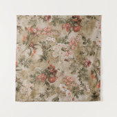 farbenfroher Hintergrund der Blume. Aquarell Illus Wandteppich (Vorderseite (Horizontal))