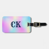 Farbenfroher Hintergrund Gepäckanhänger (Vorderseite horizontal)