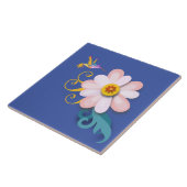 Farbenfroher Humming Bird Fliese (Seite)