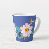 Farbenfroher Humming Bird Milchtasse (Rechte Ecke)