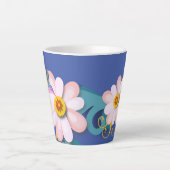 Farbenfroher Humming Bird Milchtasse (Vorderseite)