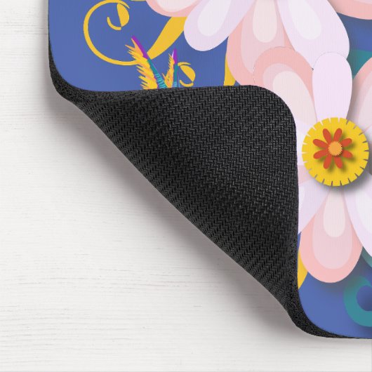 Farbenfroher Humming Bird Mousepad (Ecke)