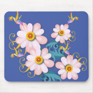 Farbenfroher Humming Bird Mousepad