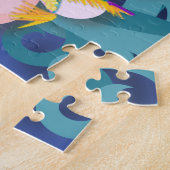 Farbenfroher Humming Bird Puzzle (Seite)