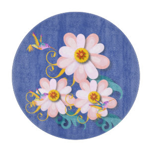 Farbenfroher Humming Bird Schneidebrett