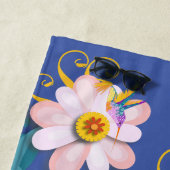 Farbenfroher Humming Bird Strandtuch (Beispiel)