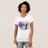 Farbenfroher Hummingbird Fliegender T - Shirt - Ge (Vorne ganz)