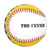 Farbenfroher, individueller Ecudor-Baseball Baseball (Vorderseite Links)