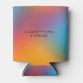 Farbenfroher irideszierender holografischer Hinter Dosenkühler (Vorderseite)