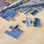 Farbenfroher italienischer Fischereihafen Puzzle (Seite)