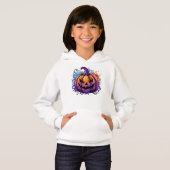 Farbenfroher Jack-O-Lantern Hoodie (Vorne ganz)