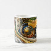 Farbenfroher Kaffeebecher Kaffeetasse (Mittel)