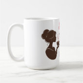 Farbenfroher Kaffeebecher mit dem Coffee Pretty-Lo Kaffeetasse (Links)