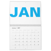 Farbenfroher Kalender 2025, Monatsplaner, Minimali (Jan 2027)