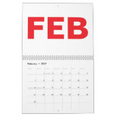Farbenfroher Kalender 2025, Monatsplaner, Minimali (Feb 2027)