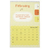 Farbenfroher Kalender & Fröhlicher Inspirationskal (Feb 2027)