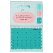 Farbenfroher Kalender mit fröhlicher Inspiration (Jan 2027)