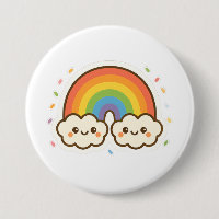 Farbenfroher Kawaii-Regenbogenpride