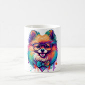 Farbenfroher Kawaii Spitz Hipster Kaffeetasse (Mittel)