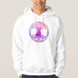 Farbenfroher Keltenbaum des Lebens Hoodie