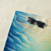 Farbenfroher Khalk Zeichnend Fische Strandtuch (Beispiel)