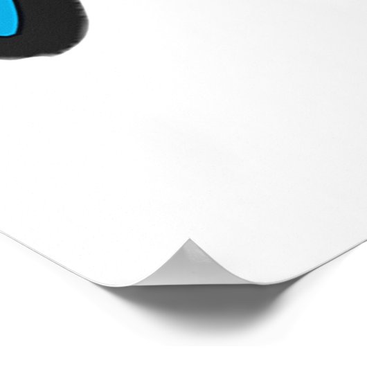 farbenfroher Kite Poster (Ecke)