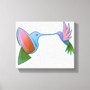 Farbenfroher Kolibri Leinwanddruck