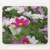Farbenfroher Kosmoblütengarten Mousepad (Vorne)