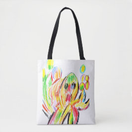 Farbenfroher Krake  Tasche
