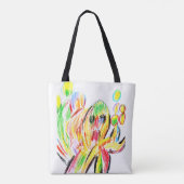 Farbenfroher Krake Tasche (Rückseite)