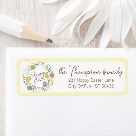 Farbenfroher Kraut von fröhlichen Hühnereiern und (Insitu)