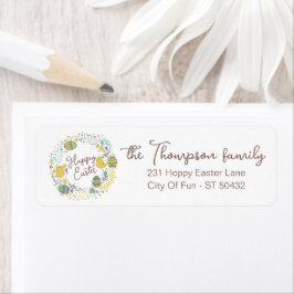 Farbenfroher Kraut von fröhlichen Hühnereiern und 