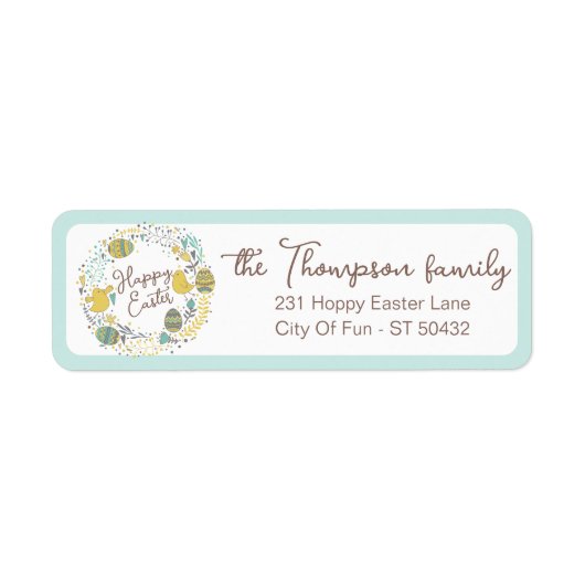 Farbenfroher Kraut von fröhlichen Hühnereiern und (Vorne)