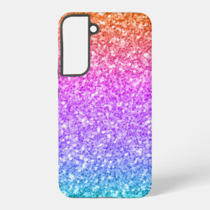 Farbenfroher Kunst-Glitter-Texturprint Samsung Galaxy Hülle