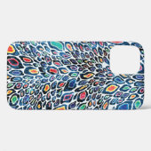 Farbenfroher Leopard: Lebhafte Textur Print Case-Mate iPhone Hülle (Rückseite (Horizontal))