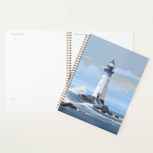 Farbenfroher Leuchtturm am Ozean Planer (Anzeige)