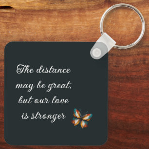 Farbenfroher Löwe - Liebe weiß keine Entfernung Schlüsselanhänger