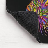 Farbenfroher Löwenfisch Löwen Fisch Mousepad (Ecke)
