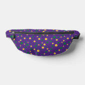 Farbenfroher Mardi Gras Punkte Bauchtasche (Ablage )