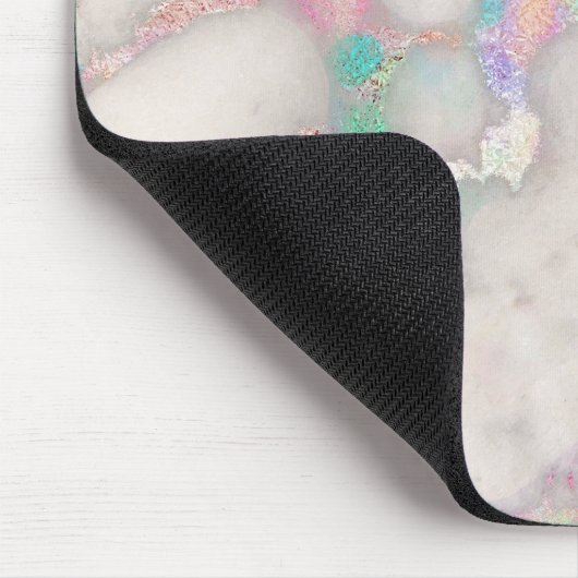 farbenfroher Marmor Mousepad (Ecke)