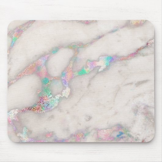 farbenfroher Marmor Mousepad (Vorne)