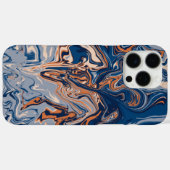 Farbenfroher Marmor - Papiermarmor Case-Mate iPhone Hülle (Rückseite (Horizontal))