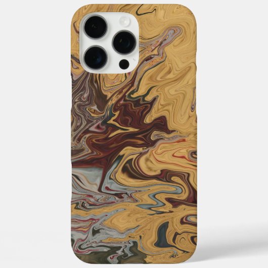 farbenfroher Marmor - pappfarbener Marmorstil Case-Mate iPhone Hülle (Rückseite)