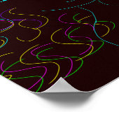 Farbenfroher Me-Poster-Druck Poster (Ecke)